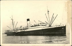 T.S.S. Katoomba Steamers Postcard Postcard