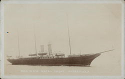 The New Royal Yacht Alexandra Boats, Ships Postcard Postcard