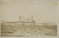 H.M.S. "Swiftsure" Postcard