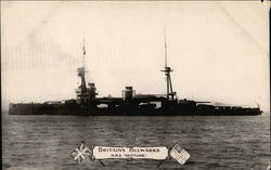 Britain's Bulwarks - HMS Neptune Navy Postcard Postcard