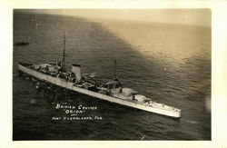 British Cruiser "Orion" Postcard