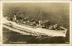 U.S. Naval Ship Marine Lynx Postcard