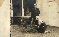 Calvin and Grace Coolidge Postcard