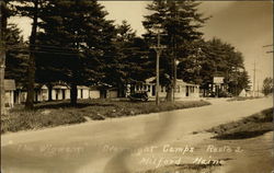 The Wigwam, Overnight Camps Milford, ME Postcard Postcard