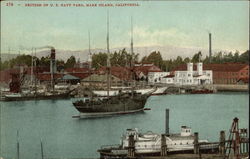 Section of U.S. Navy Yard, Mare Island, California Vallejo, CA Postcard Postcard