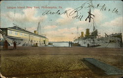 League Island Navy Yard Philadelphia, PA Postcard Postcard