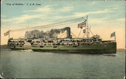 City of Buffalo, C & B Line Postcard