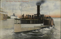 The Queen Ferry Boat, Williamstown Postcard