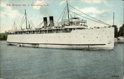 S. S. Ontario No.1 Charlotte, NY Postcard Postcard