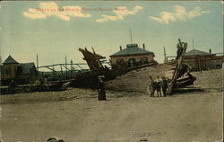 Wreck on the Beach Postcard