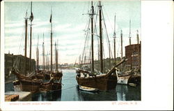 Market Slipp, High Water Postcard