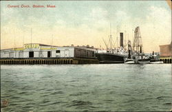 Cunard Dock Postcard