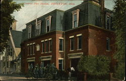 Central Fire Station Brockton, MA Postcard Postcard