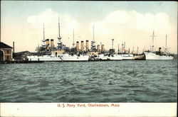 U.S. Navy Yard Postcard