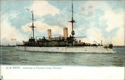 Unarmoured or Protected Cruiser, "Olympia" Postcard