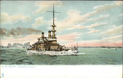 Battleship "Indiana" Postcard