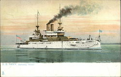 Battleship "Illinois" Postcard