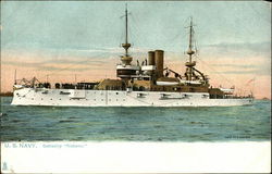 Battleship "Alabama" Postcard