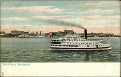 Norfolk Harbor Postcard