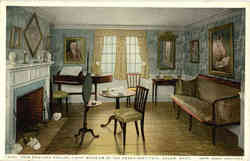 New England Parlor, (1800) Museum of the Essex Institute Salem, MA Postcard Postcard