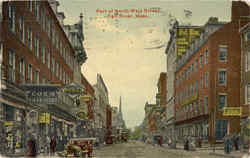 Part Of North Main Street Postcard