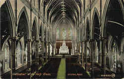 Cathedral Of The Holy Cross Boston, MA Postcard Postcard