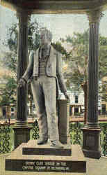 Henry Clay Statue In The Capitol Square Richmond, VA Postcard Postcard