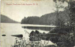 Baptist Pond Near Lake Sunapee Postcard