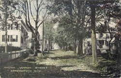 Mount Vernon Street Somersworth, NH Postcard Postcard