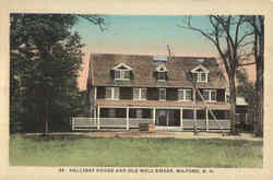 Halliday House And Old Well Sweep Postcard