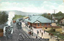 New Lackawanna Station Postcard