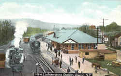 New Lackawanna Station Postcard