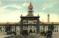 Union Depot And Welcome Arch Denver, CO Postcard Postcard