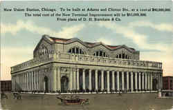 New Union Station Chicago, IL Postcard Postcard