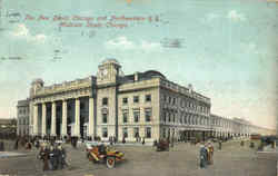 The New Depot, Madison Street Postcard