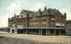 Railroad Station Postcard