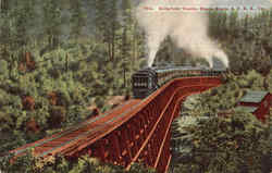 Dollarhide Trestle, Shasta Route Postcard