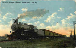 The Katy Limited Missouri Kansas And Texas Postcard