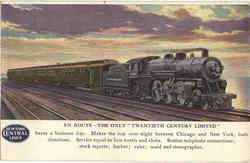 New York Central Lines Postcard