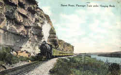 Sunset Route Passenger Train Under Hanging Rock Railroad (Scenic) Postcard Postcard