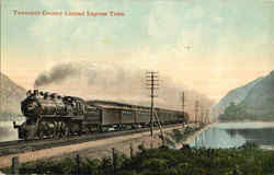 Twentieth Century Limited Express Train Postcard