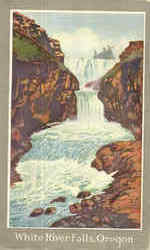 White River Falls Scenic, OR Postcard Postcard