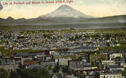 City Of Portland & Mount St. Helens Postcard