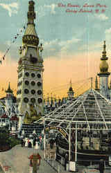 The Tower, Luna Park Coney Island, NY Postcard Postcard