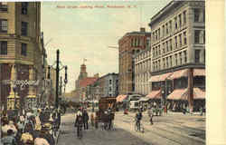 Main Street Looking West Rochester, NY Postcard Postcard