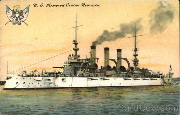 U.S. Armored Cruiser Nebraska Ships