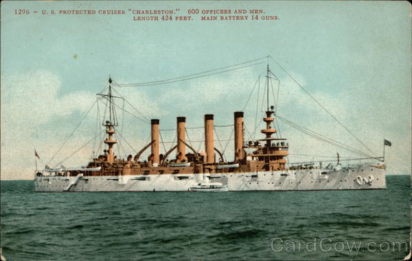 U.S. Protected Cruiser Charleston Ships