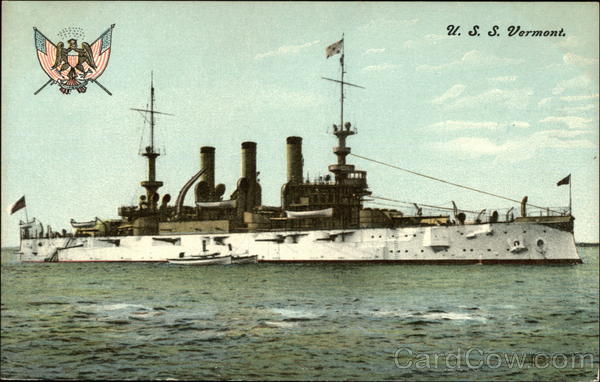 USS Vermont on the Water Ships