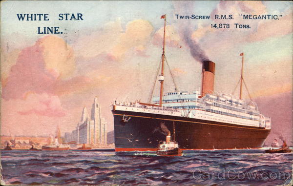 White Star Line Boats, Ships