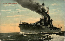 U.S.S. North Dakota Postcard